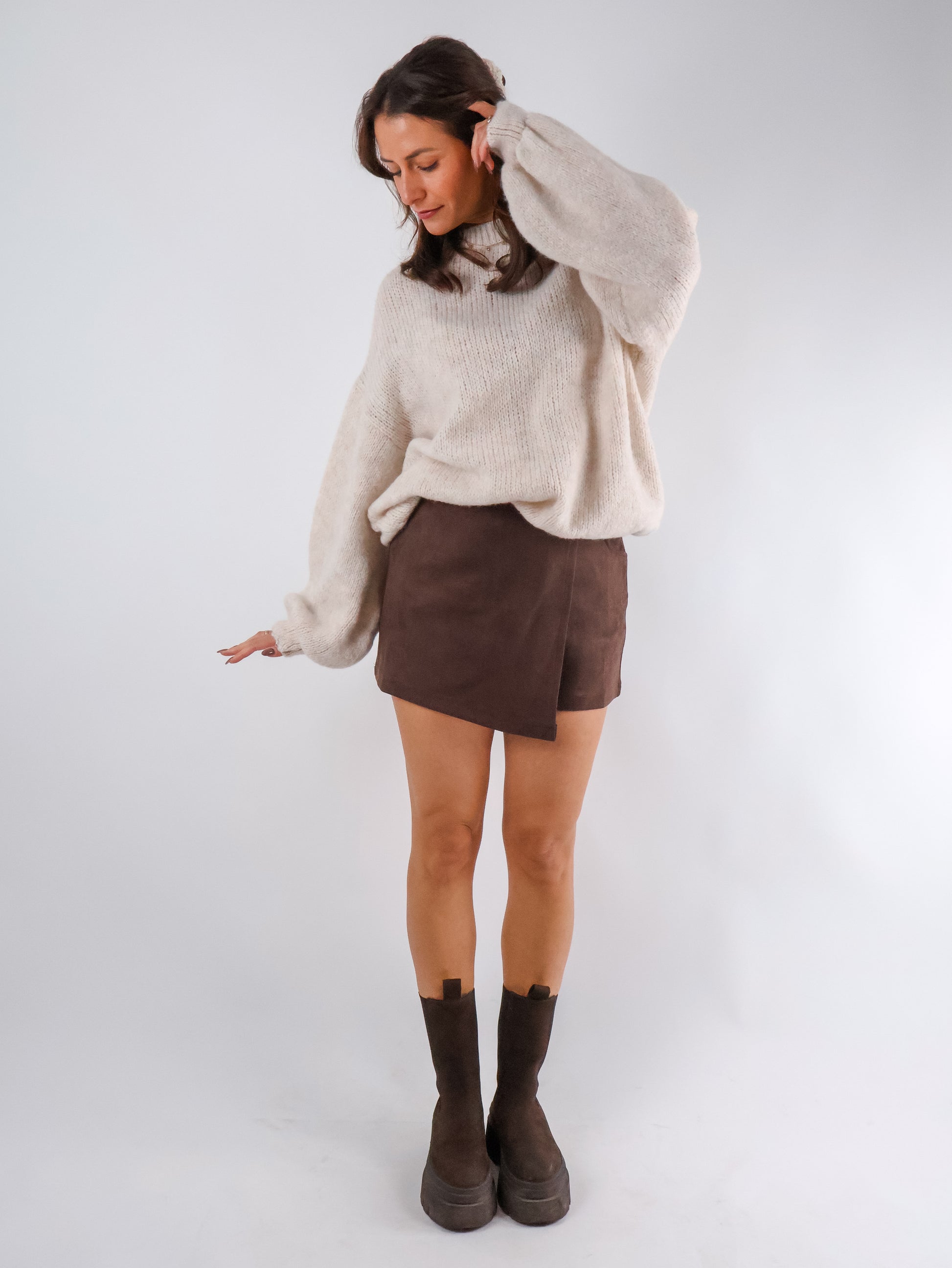 Strickpullover Creme