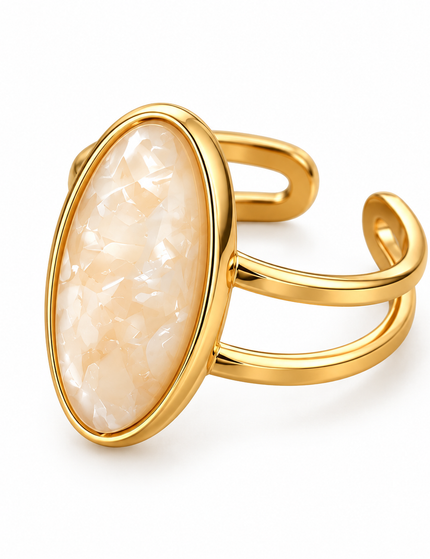 Marbel Statement Ring