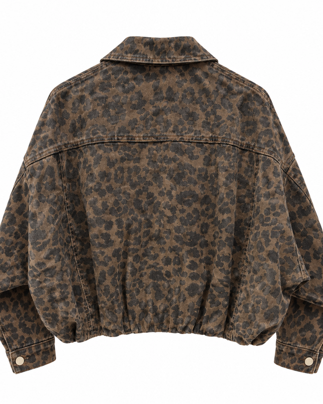 Leo Denim Bomberjacke
