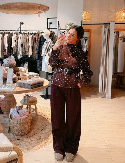 Studio Amaya Jackie Pants Bordeaux