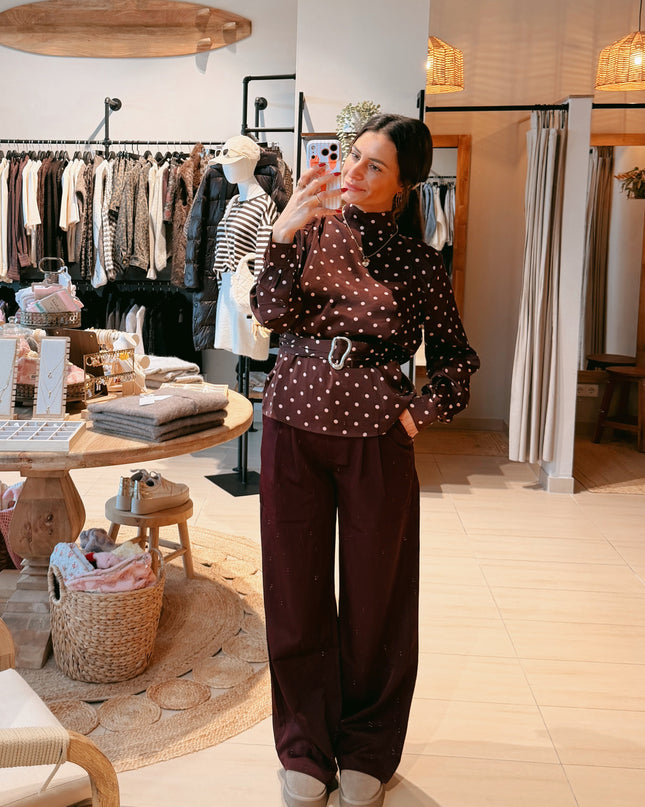 Studio Amaya Jackie Pants Bordeaux