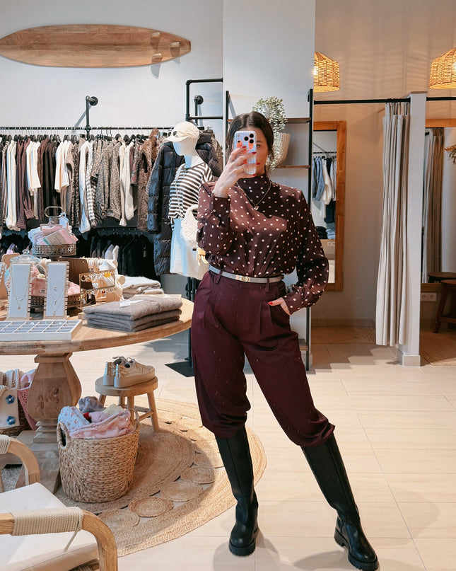 Studio Amaya Jackie Pants Bordeaux