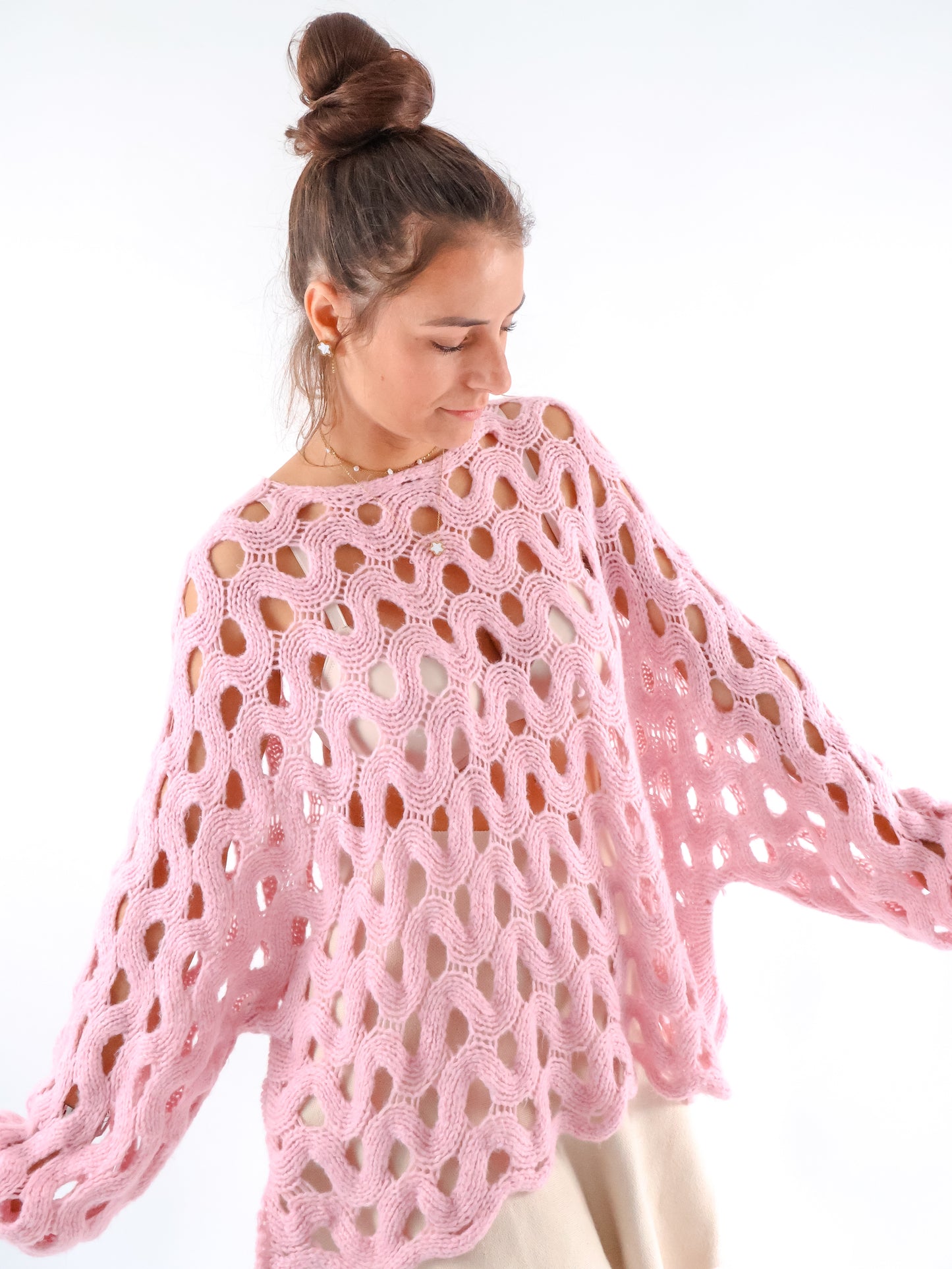 Milla Strickpullover Rosa