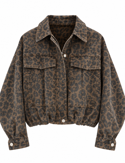 Leo Denim Bomberjacke