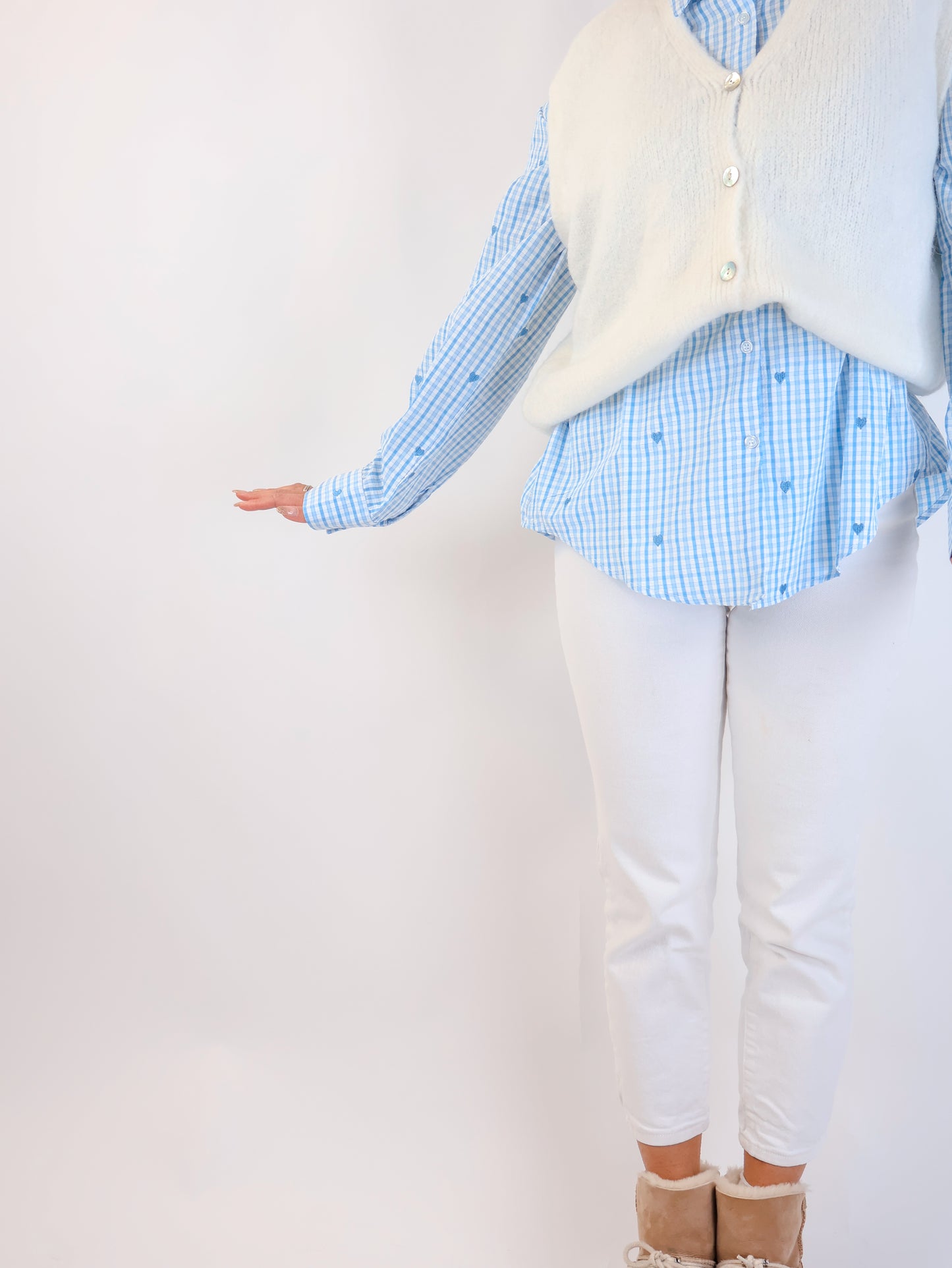 Alpaka Pullunder Offwhite