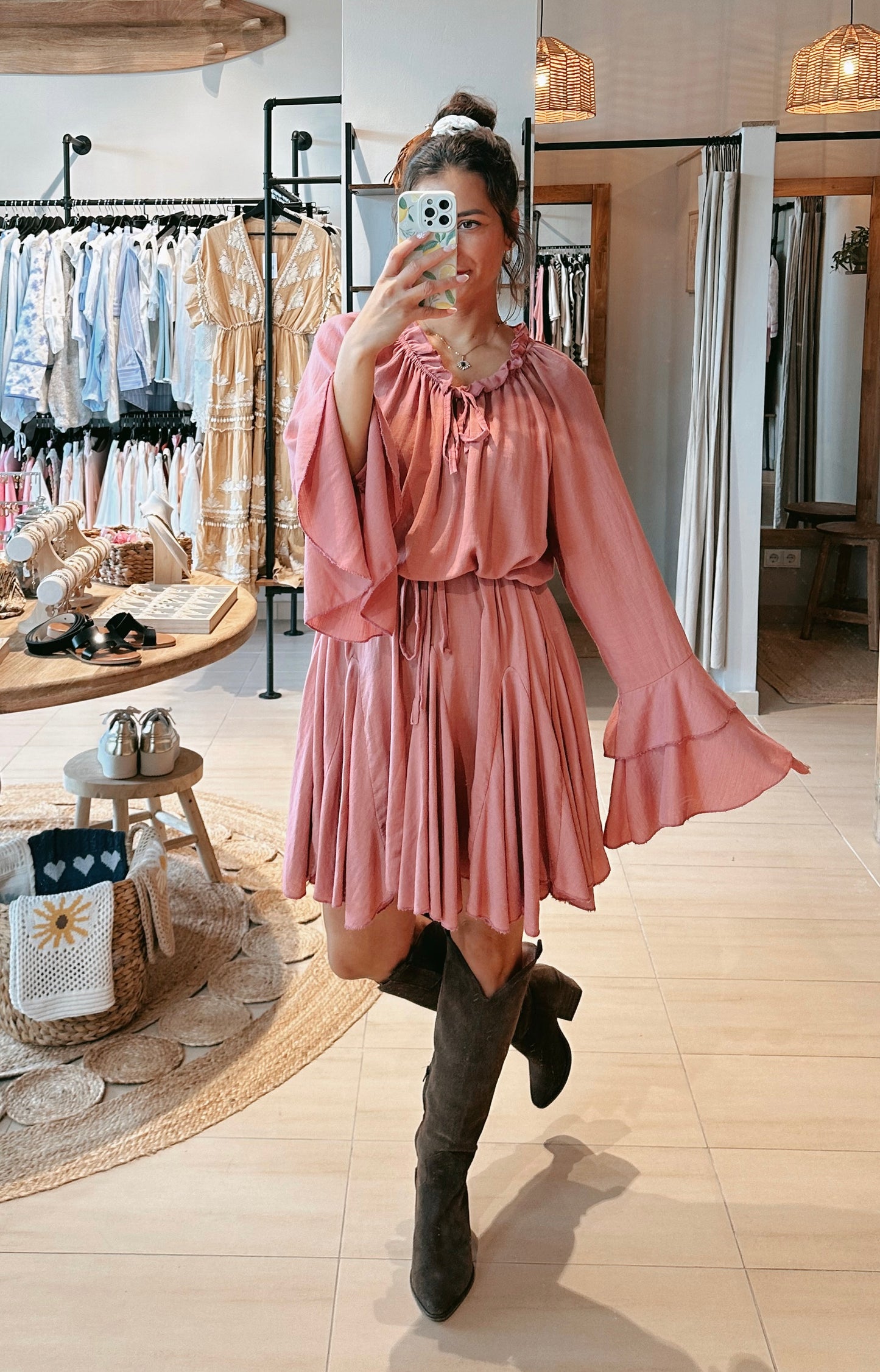 Bella Kleid Beere