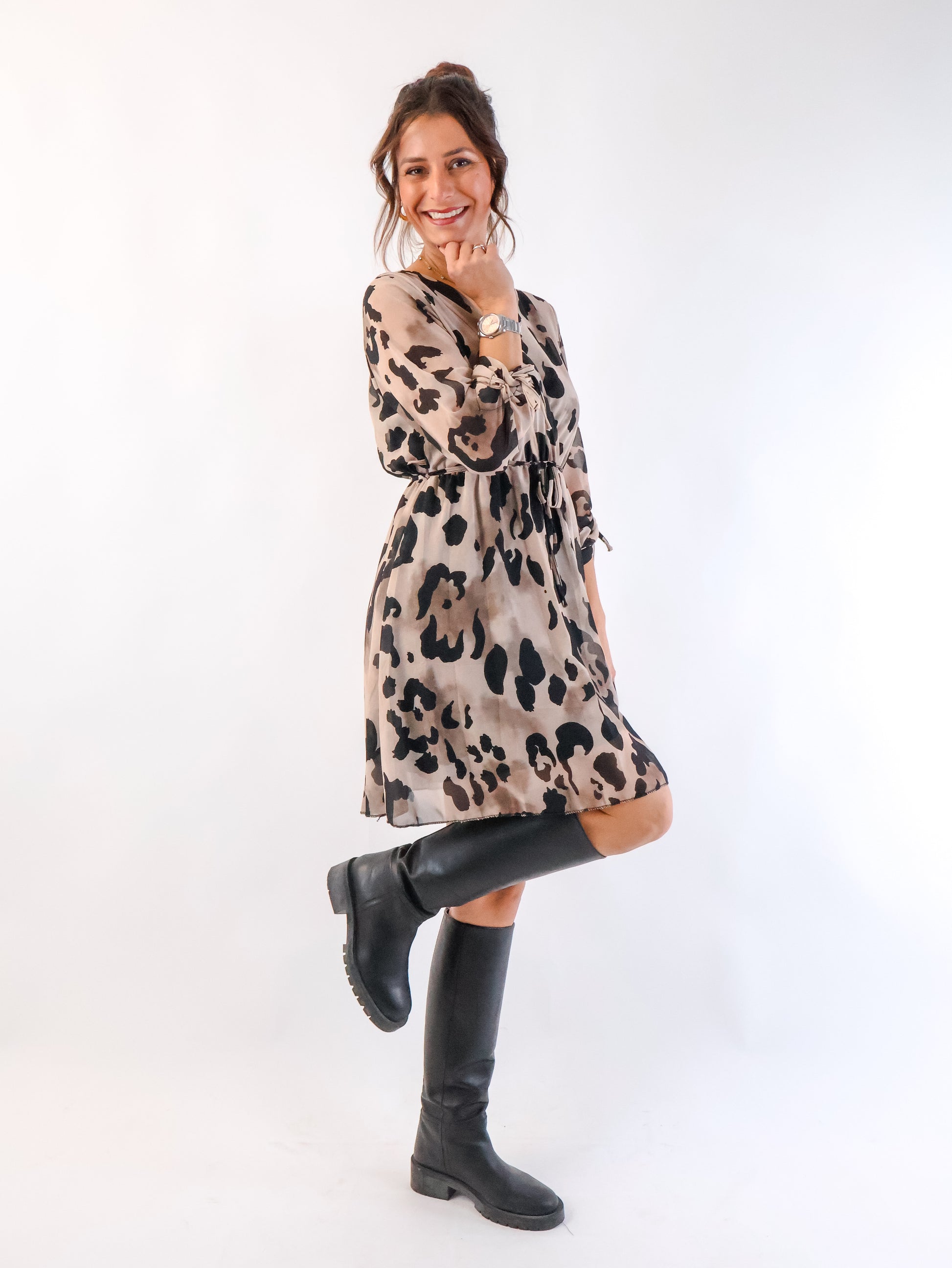 Diane Wickelkleid Beige