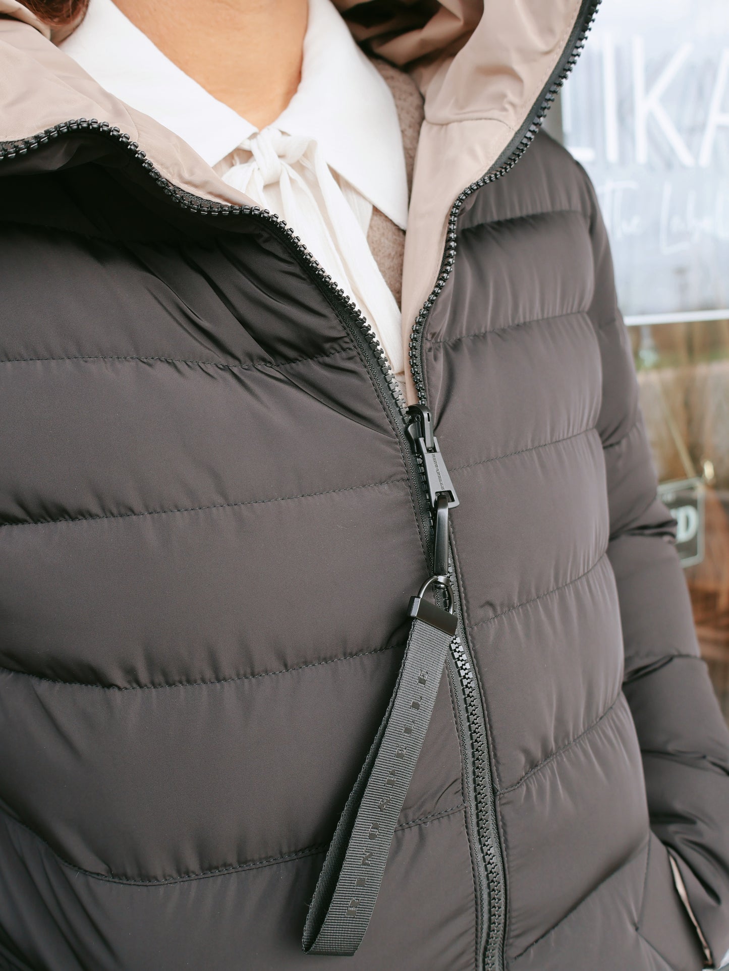 Rino & Pelle Keila Wendemantel Schwarz