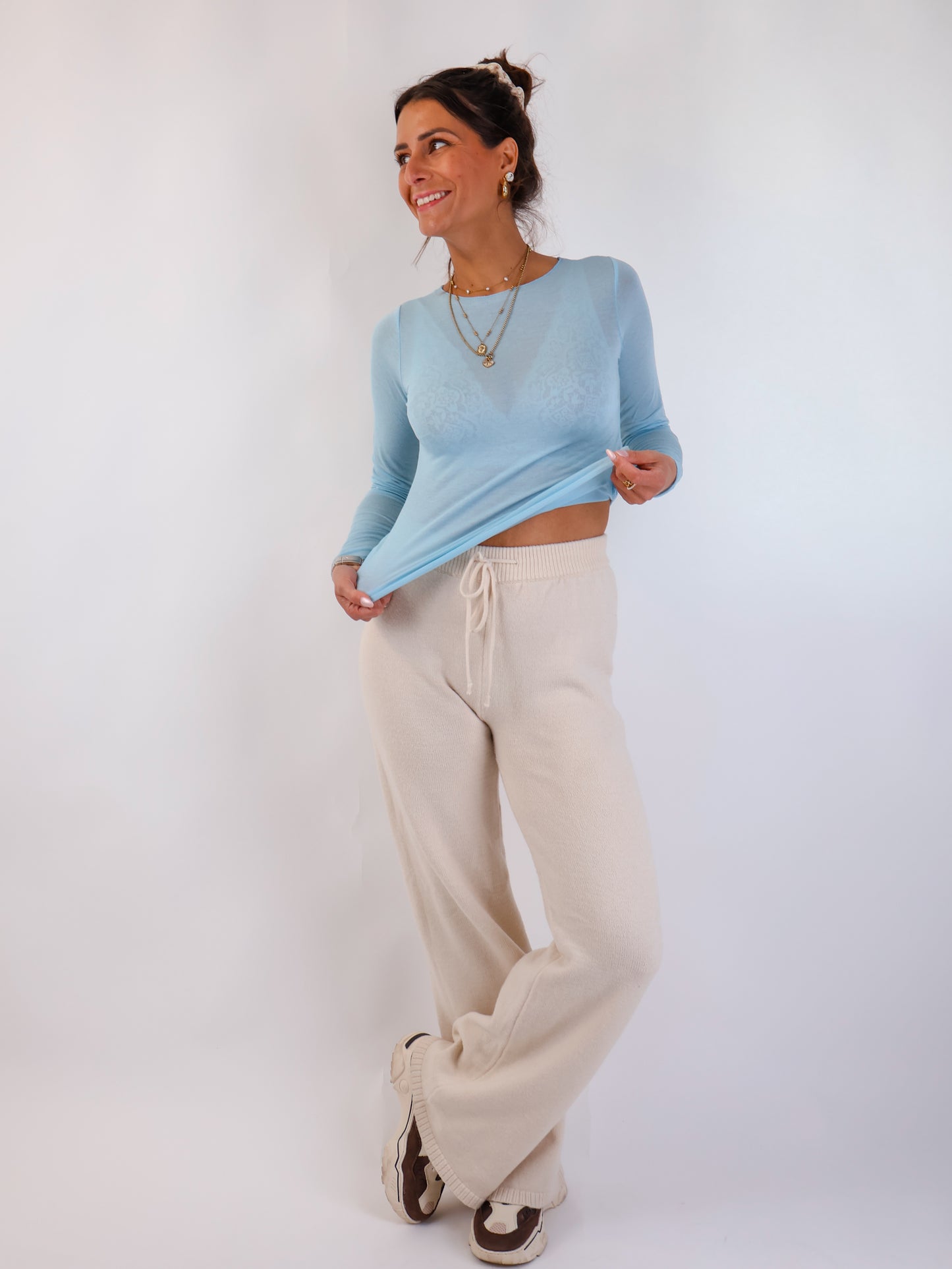 Cashmere Longsleeve Sky