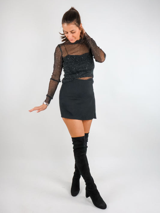 Diamant Oberteil Schwarz