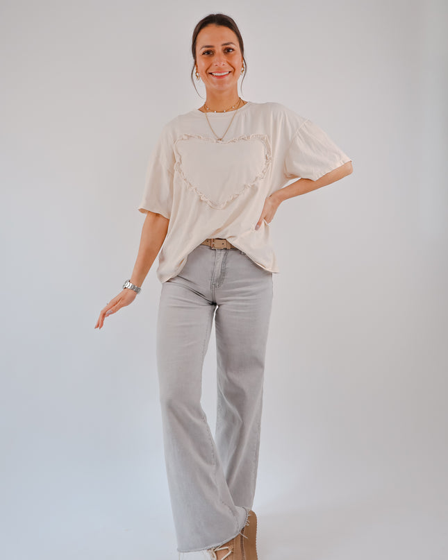 Isabelle T-Shirt Beige