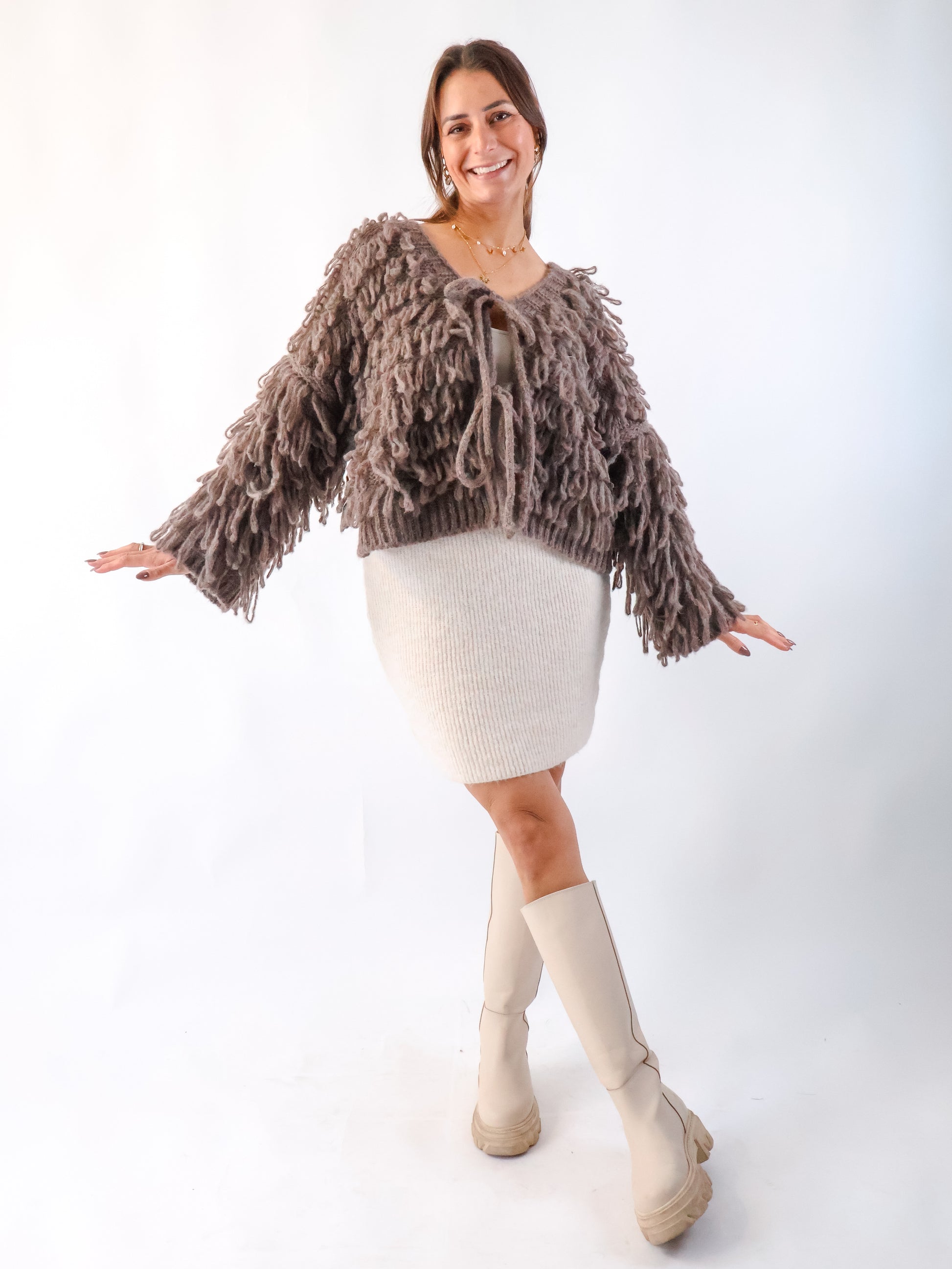 Deria Cardigan Marron