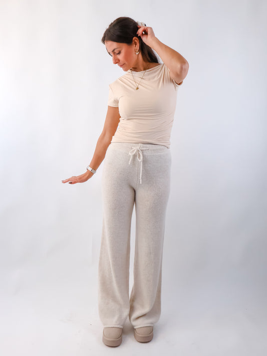 Lena Wollhose Creme