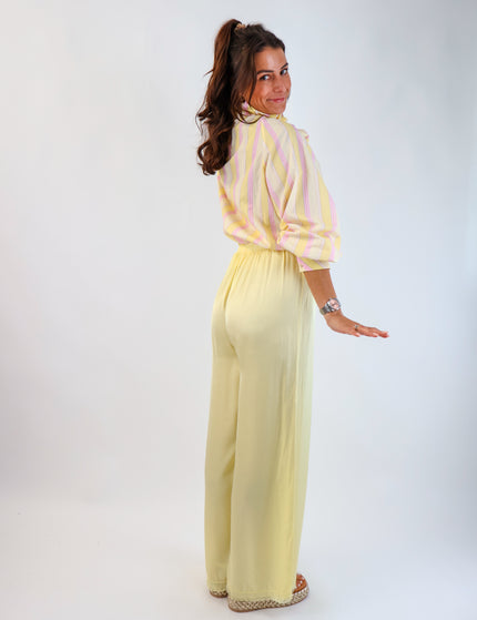 Bow Bluse Citrus-Pink