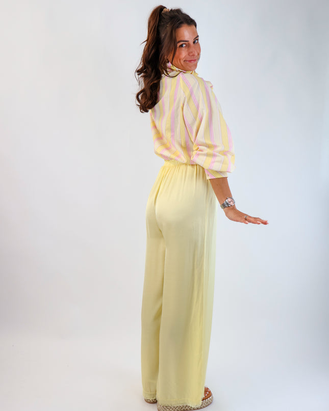 Bow Bluse Citrus-Pink