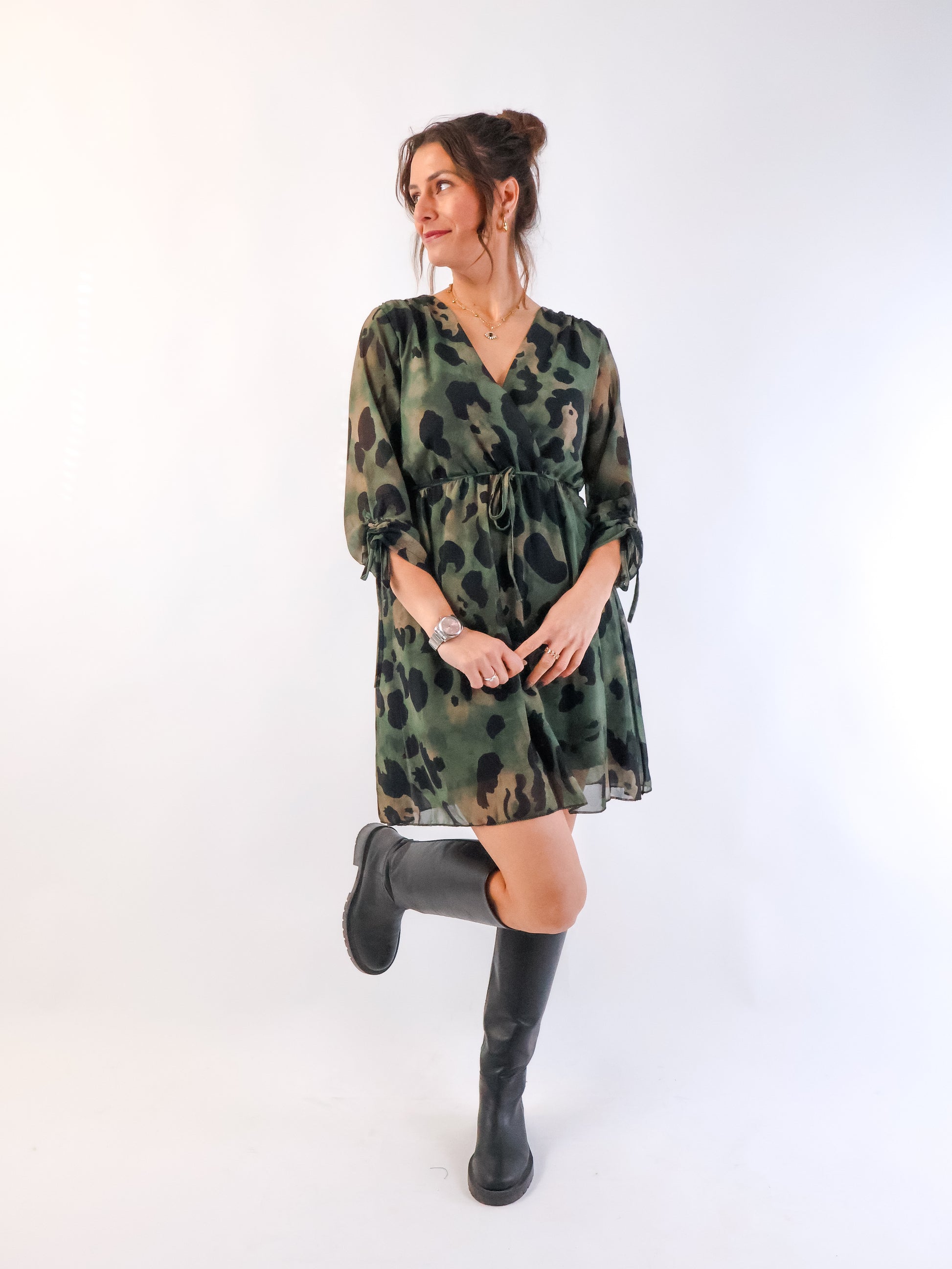 Diane Wickelkleid Olive