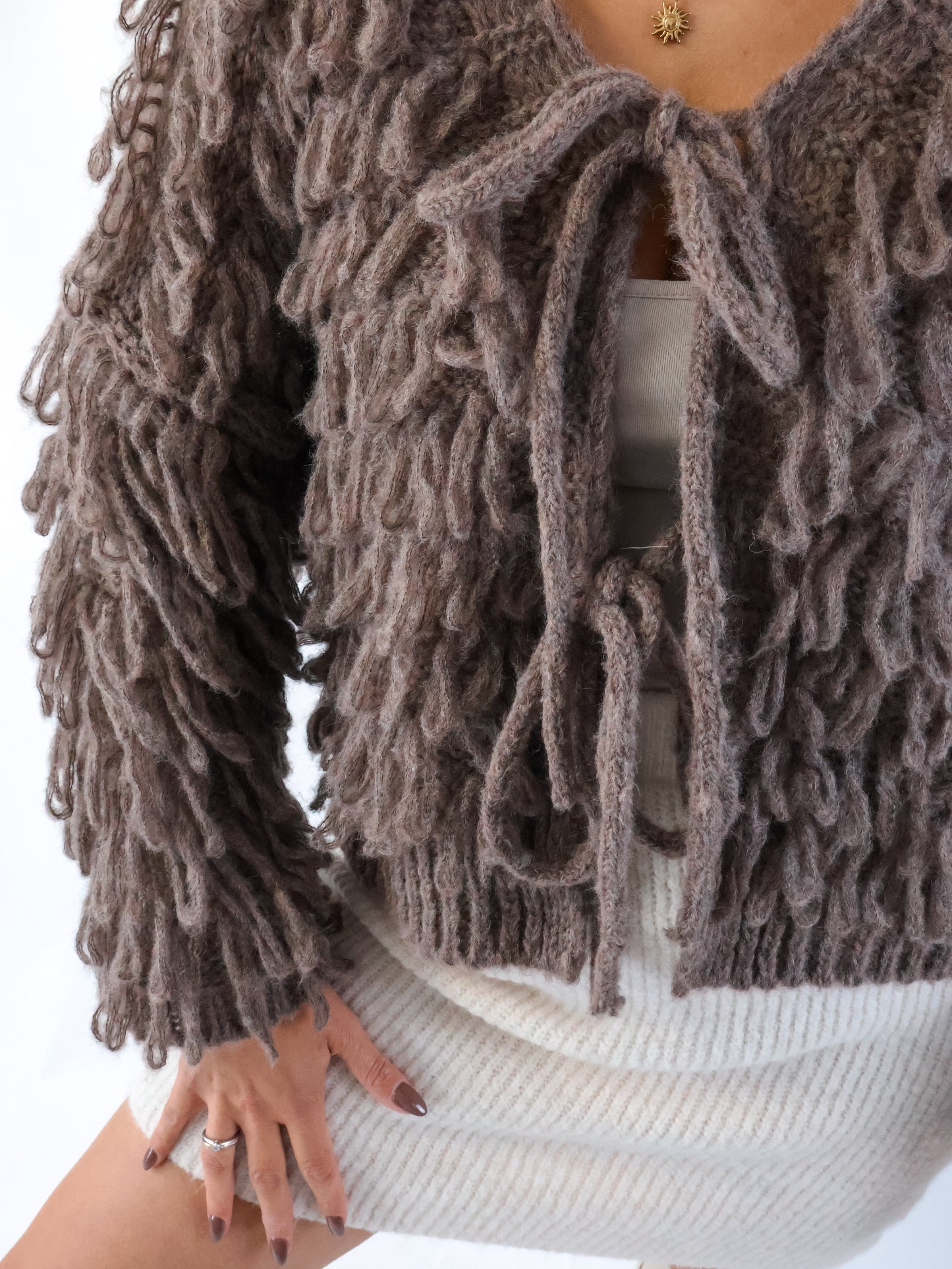 Deria Cardigan Marron