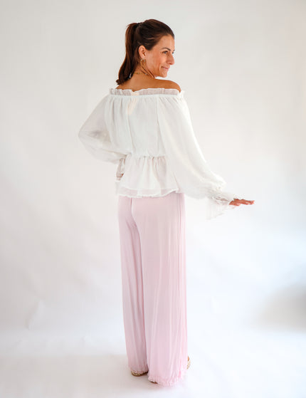Volant Bluse Off-white