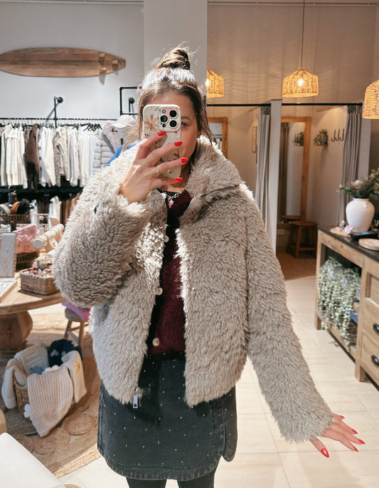 Rino & Pelle Sallie Jacke Taupe