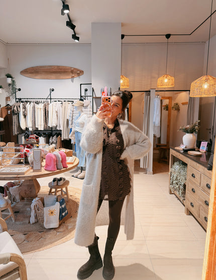 Toffee Kleid + Mohairmantel