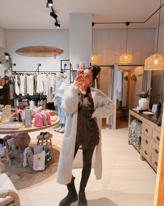 Toffee Kleid + Mohairmantel