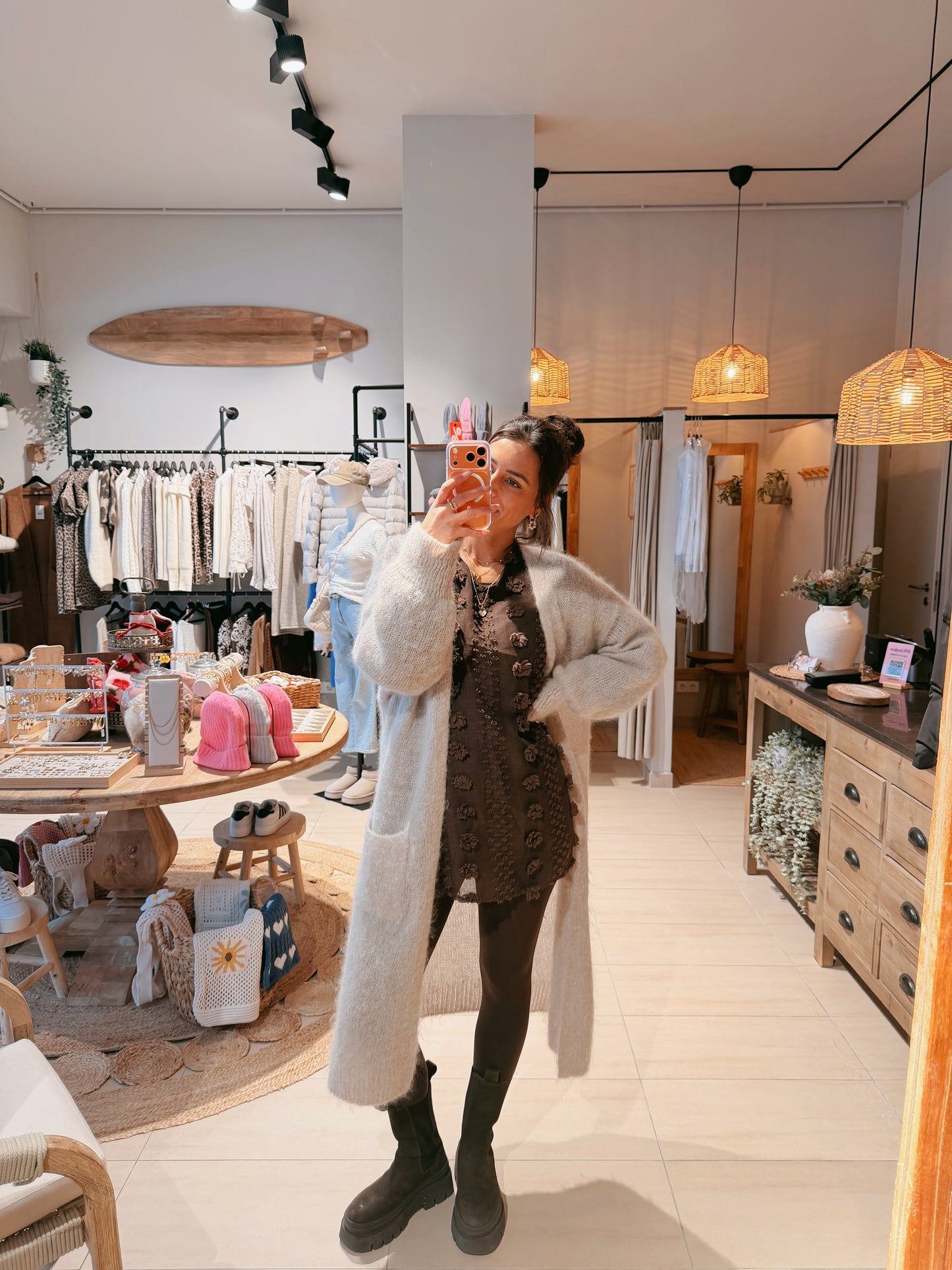 Toffee Kleid + Mohairmantel