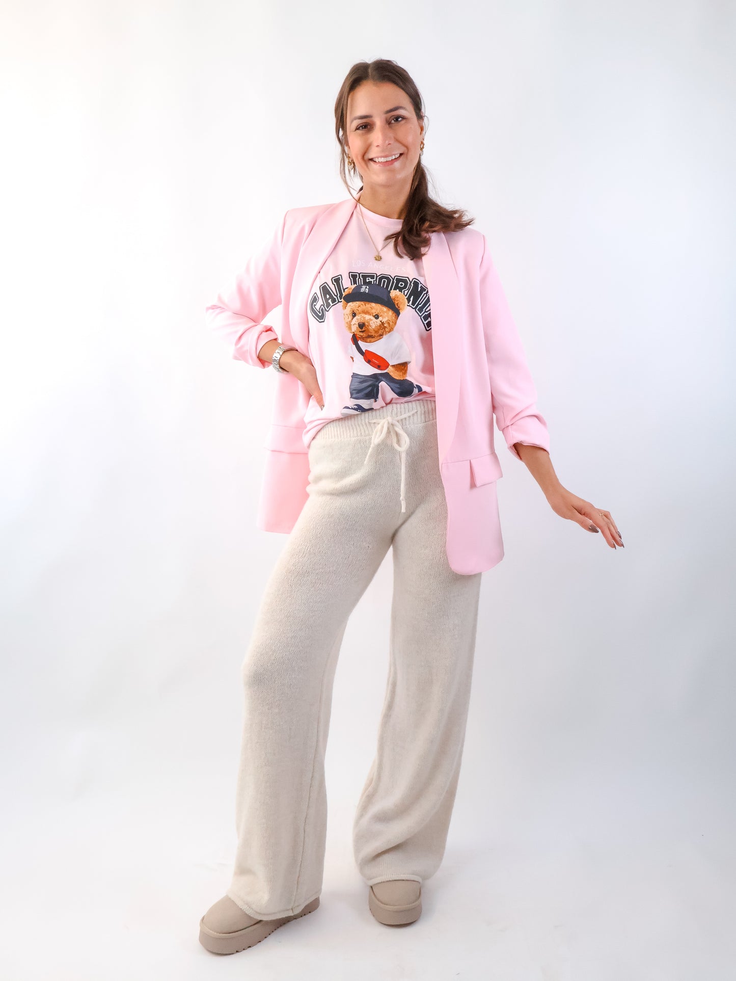 Lena Wollhose Creme
