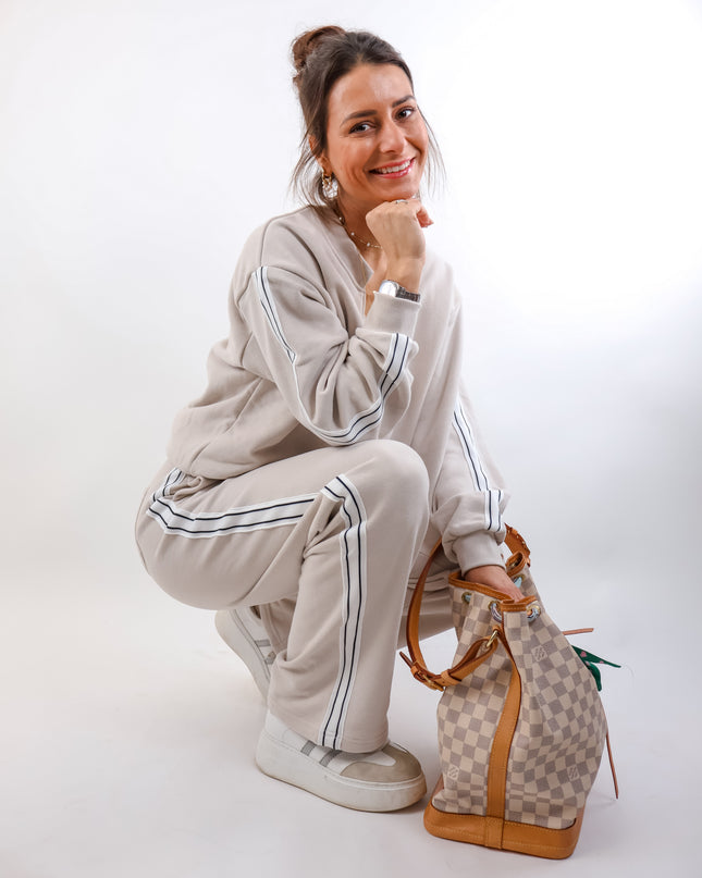 Smith&Soul Relaxed Faux Sweatshirt Balloonsaum Sand