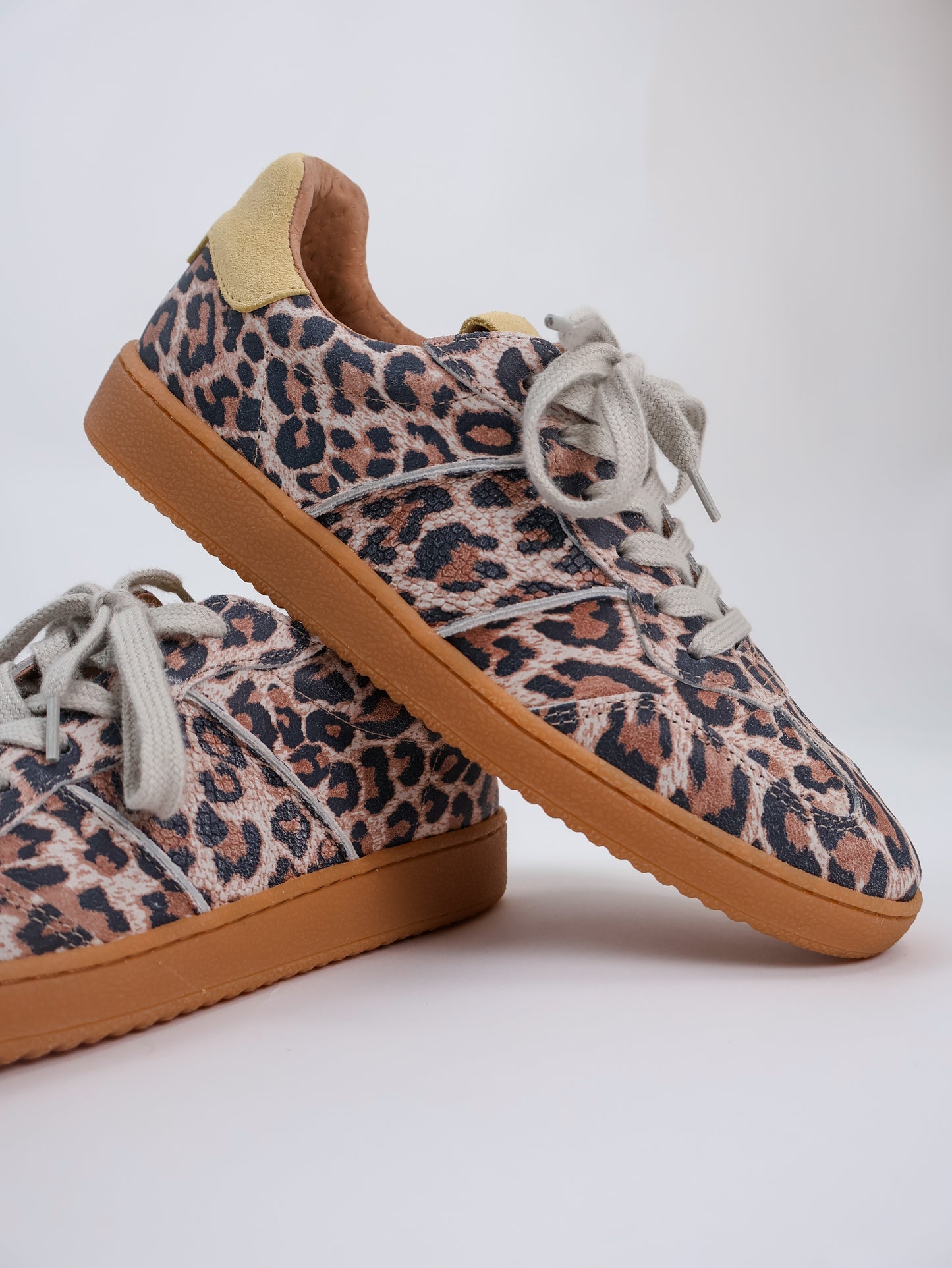 DWRS Poona Leopard Sneaker Low - Butter