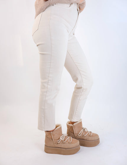 Mom Jeans Creme