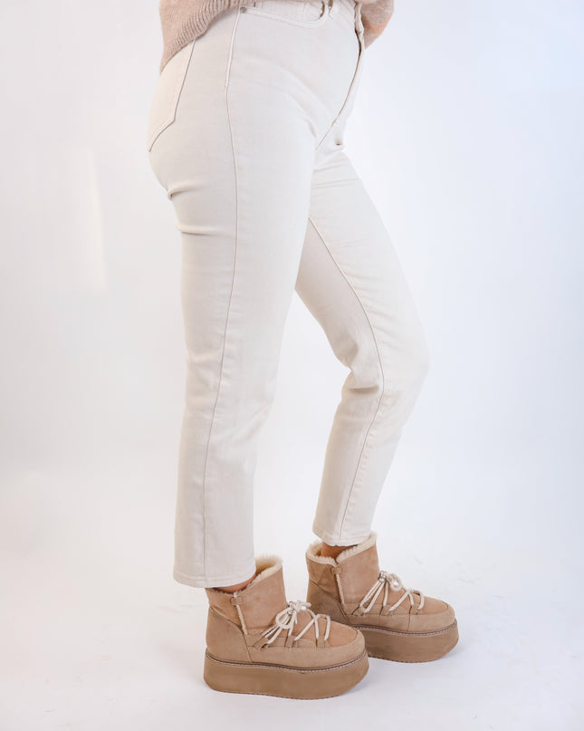 Mom Jeans Creme