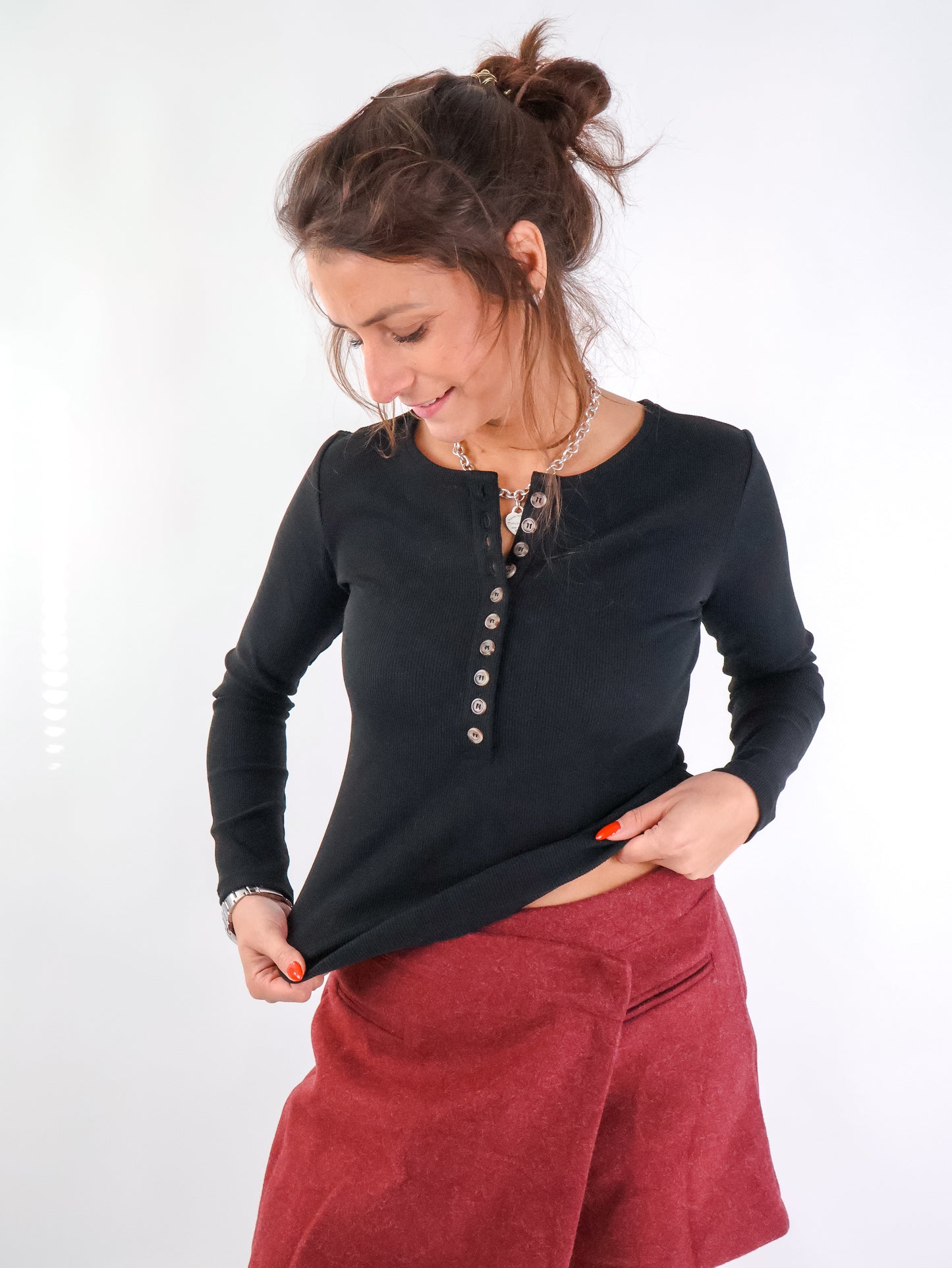 Basic Longsleeve Schwarz