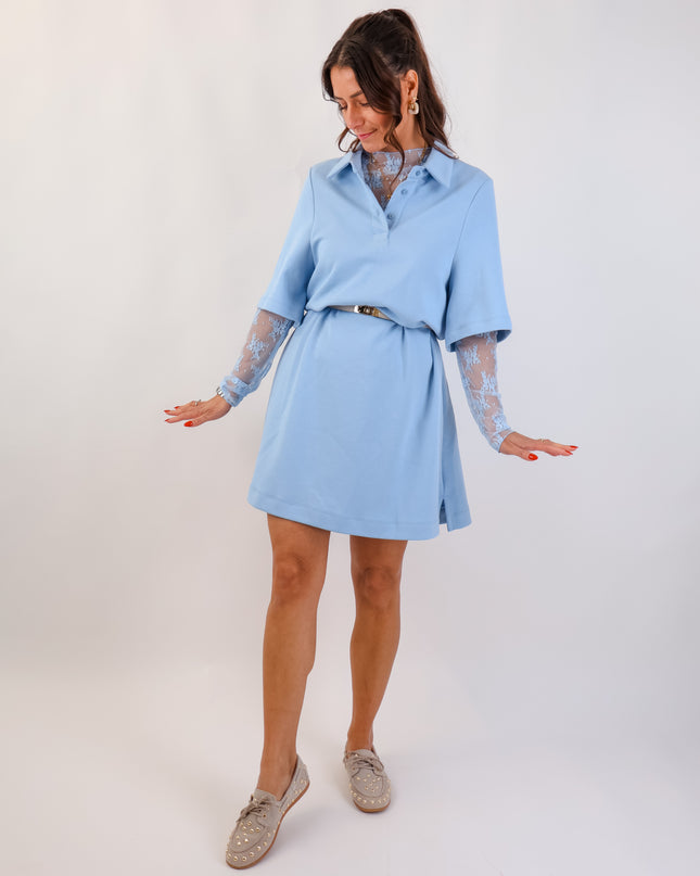 Polo Dress Sky
