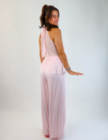 Volant Top Rosa