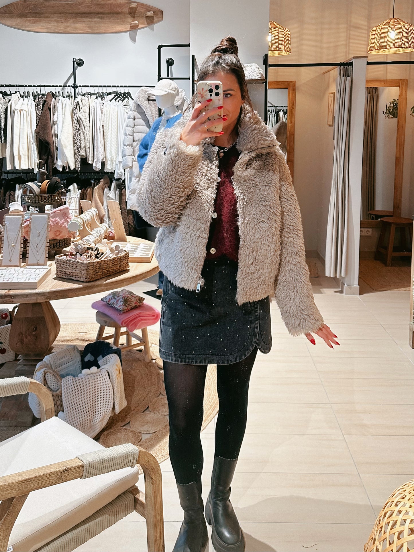 Rino & Pelle Sallie Jacke Taupe