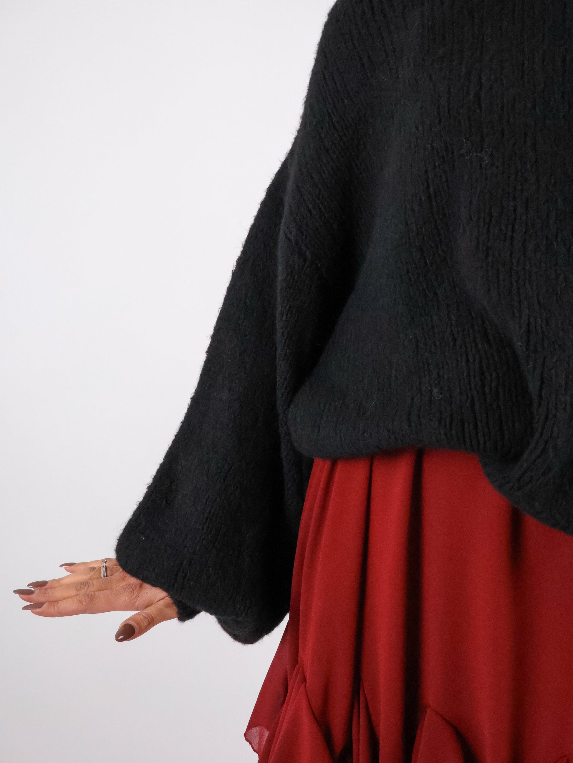 Strickpullover Schwarz