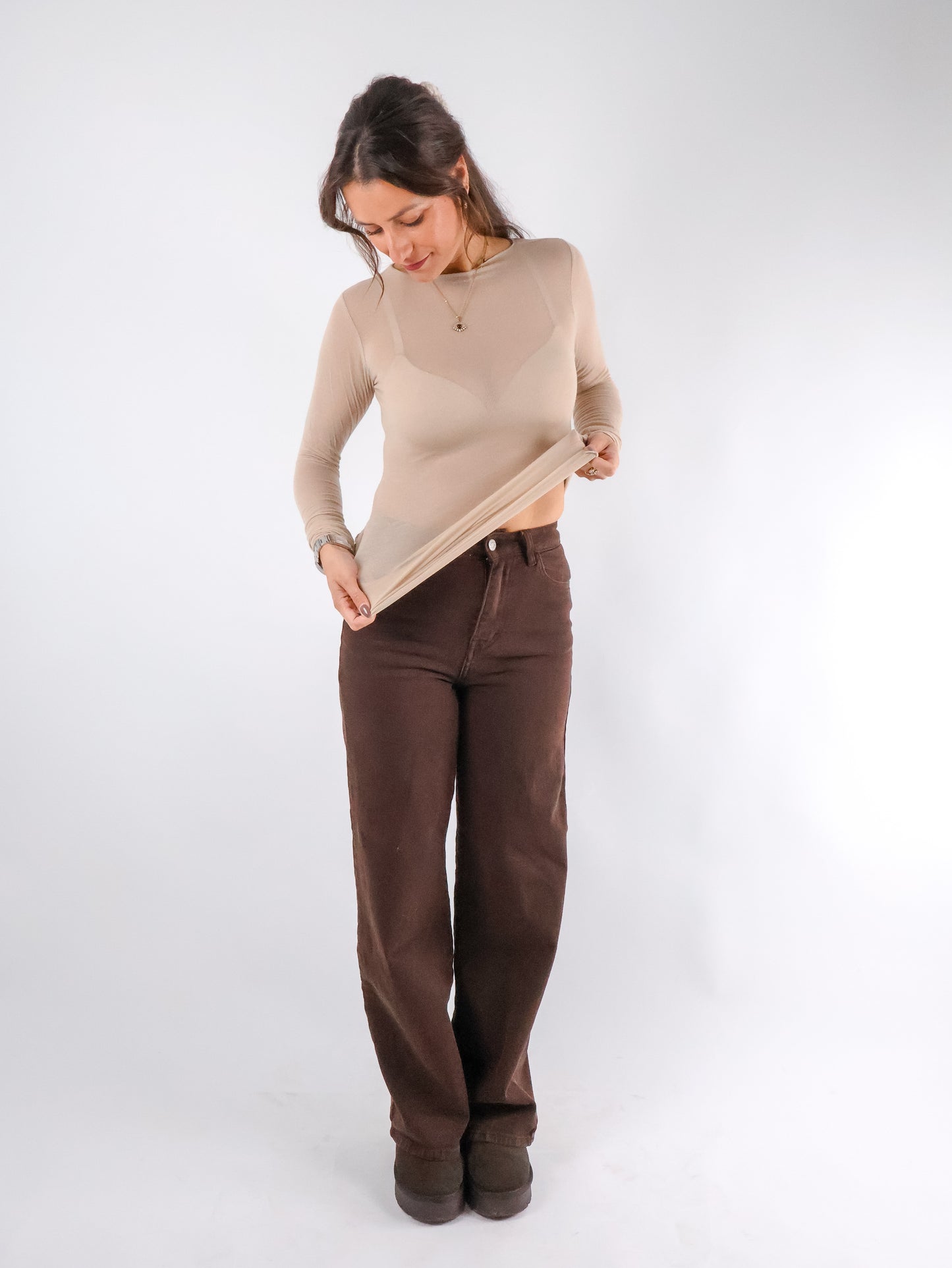 Cashmere Longsleeve Beige