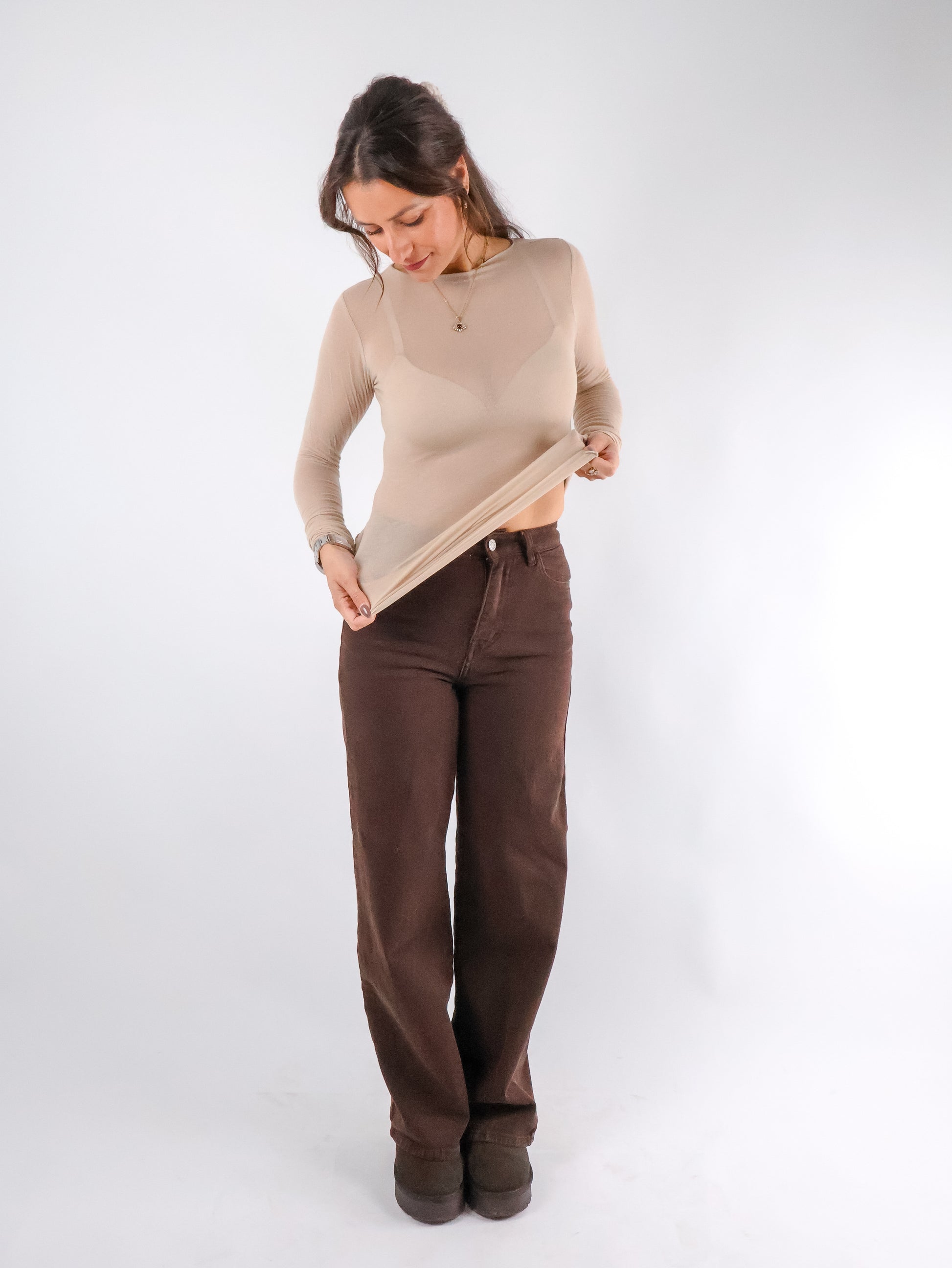 Cashmere Longsleeve Beige