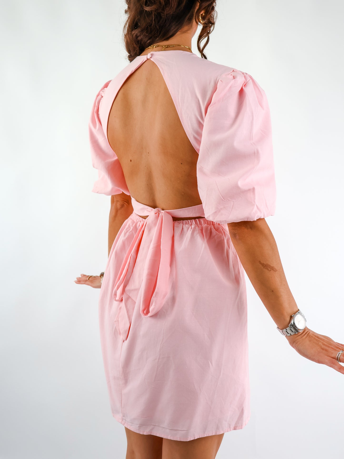 Ballon Kleid Rosé