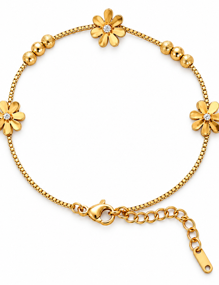 Golden Flower Armband