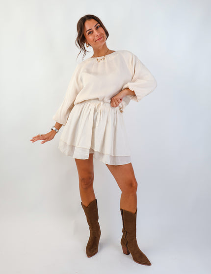 Smith&Soul Lyocell Bluse Beige