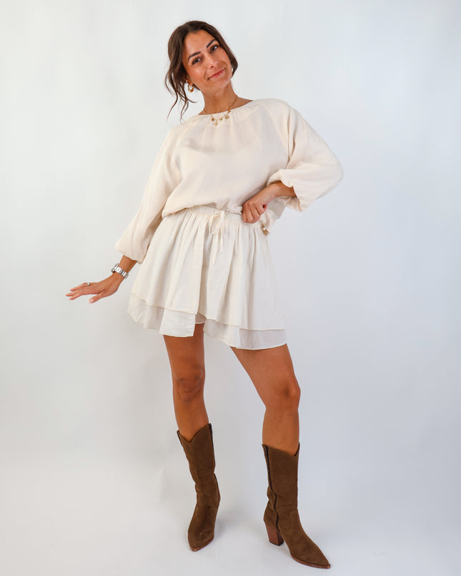 Smith&Soul Lyocell Bluse Beige