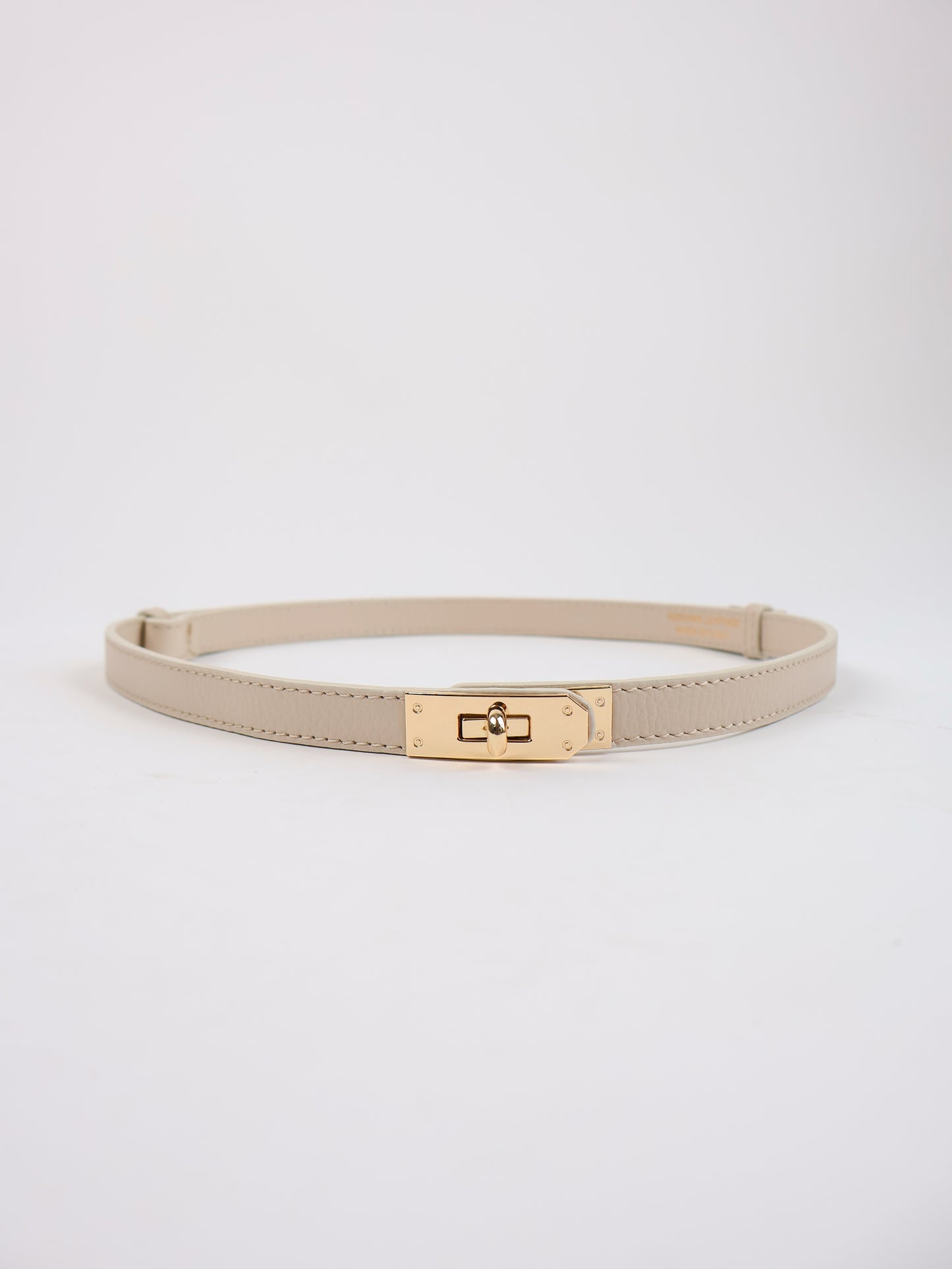 Taillengürtel 100% Leder Creme