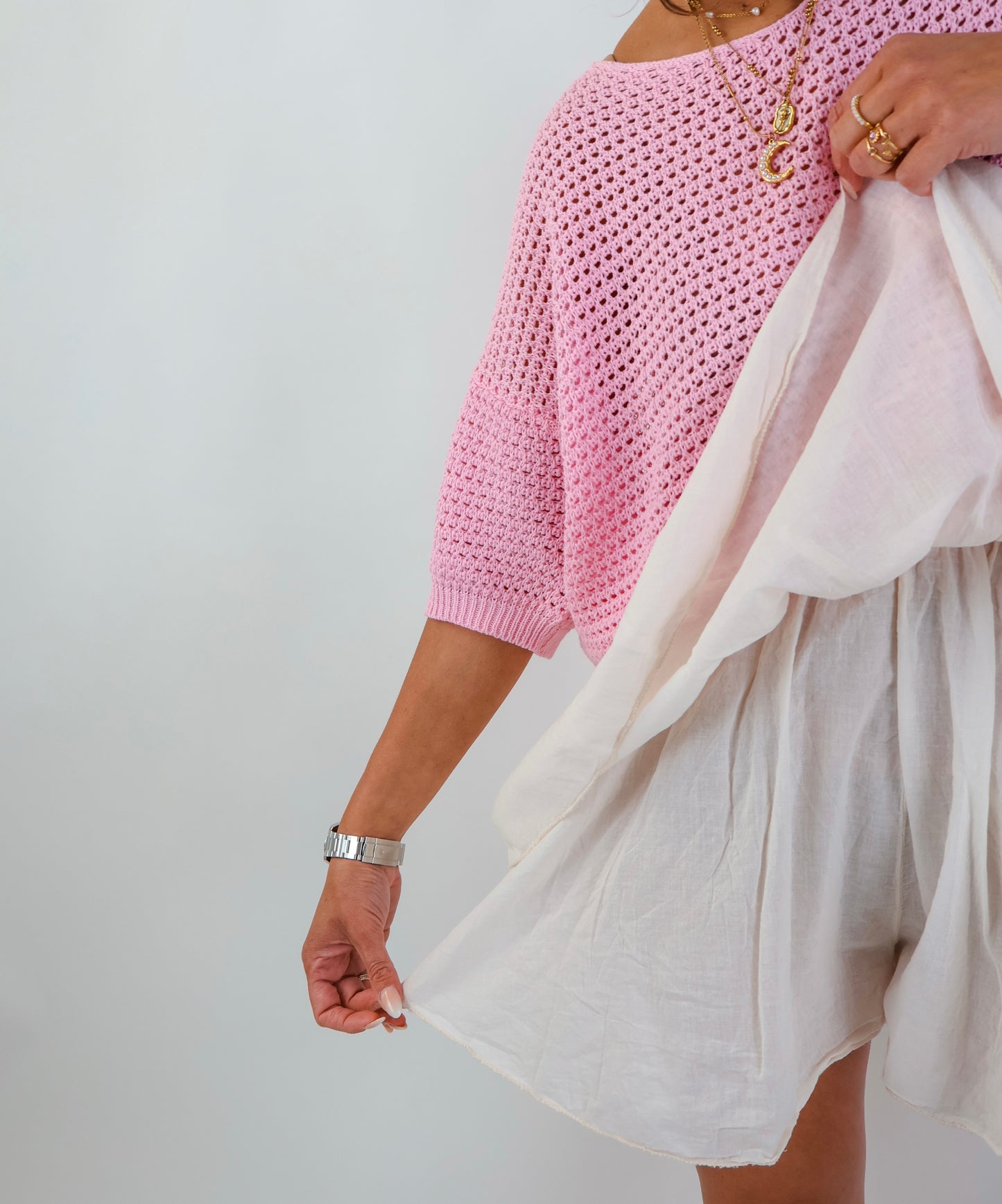 Flared Skirt Creme