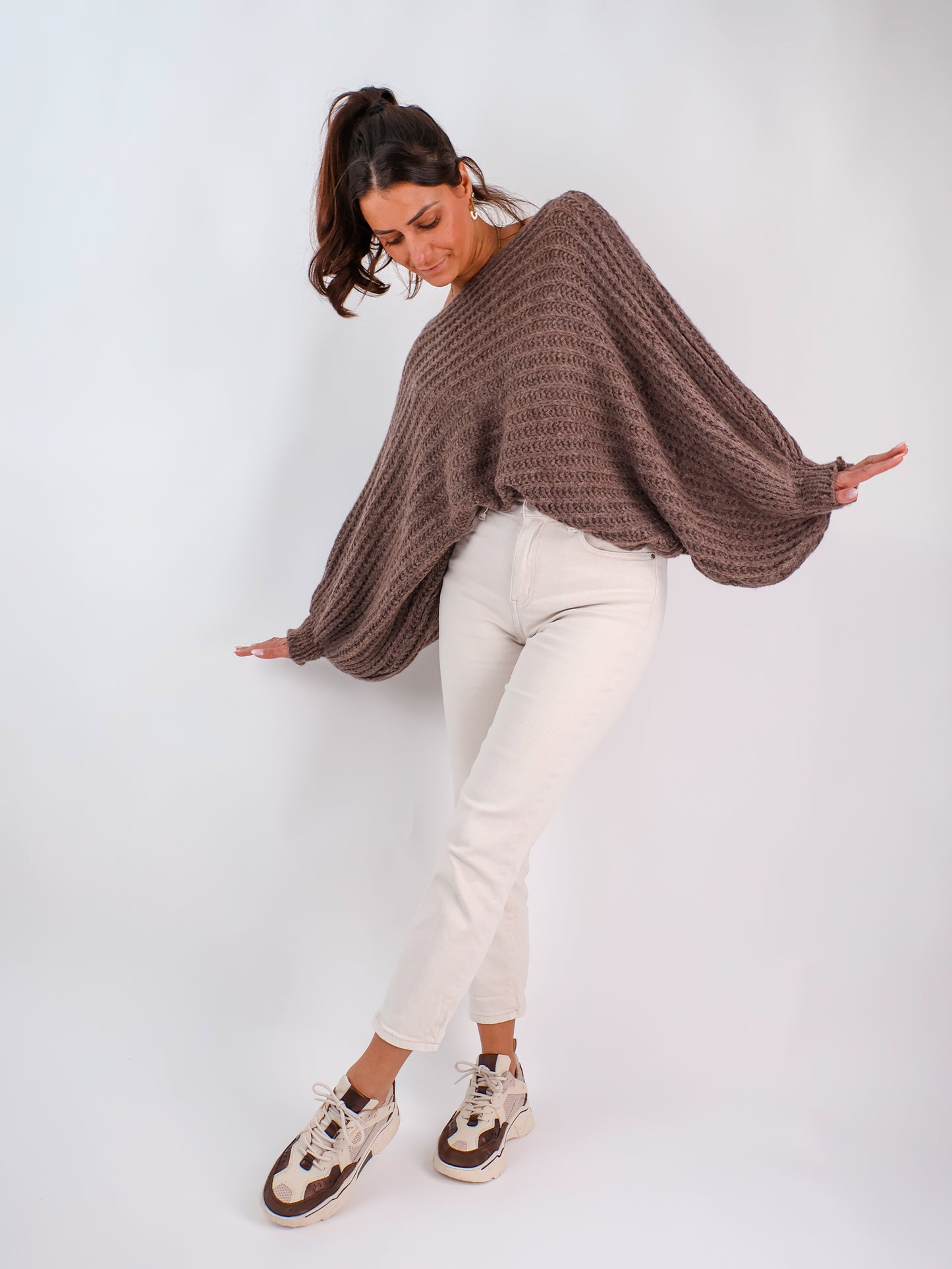 DWRS Pluto Sneaker Offwhite & Darkbrown