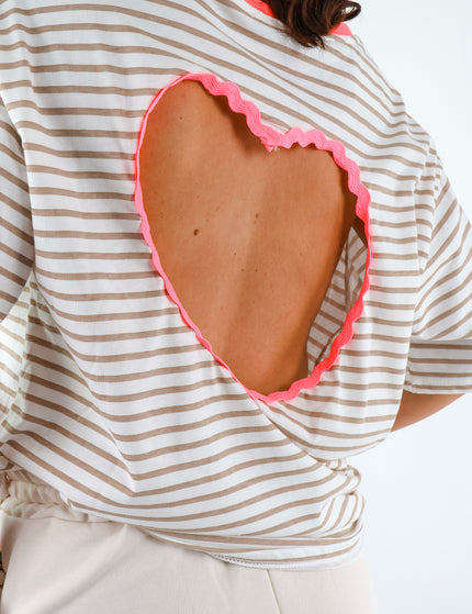 Amore T-Shirt Beige