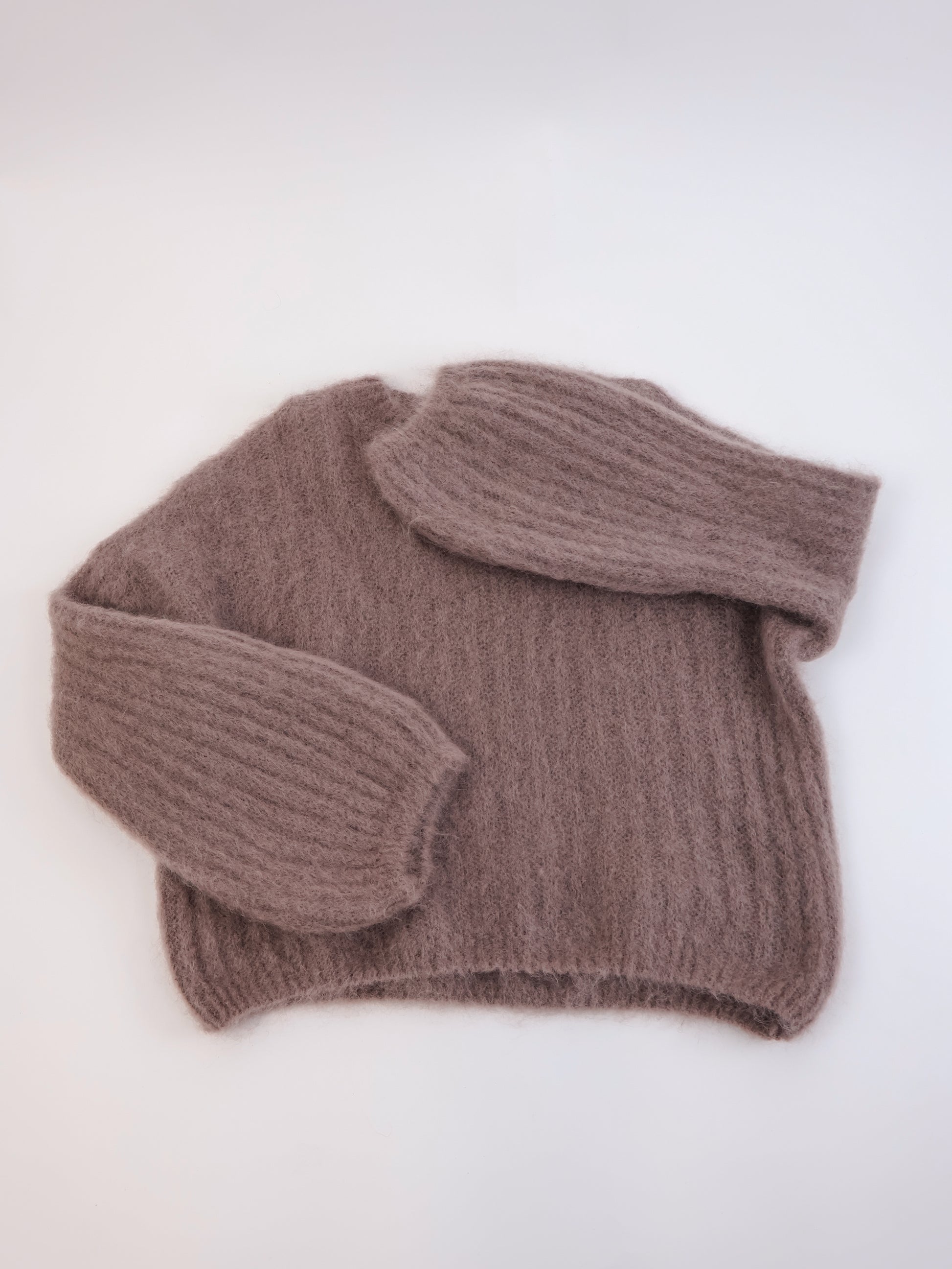 ★ Premium Kidmohair Pullover mit Ballonärmeln Kit