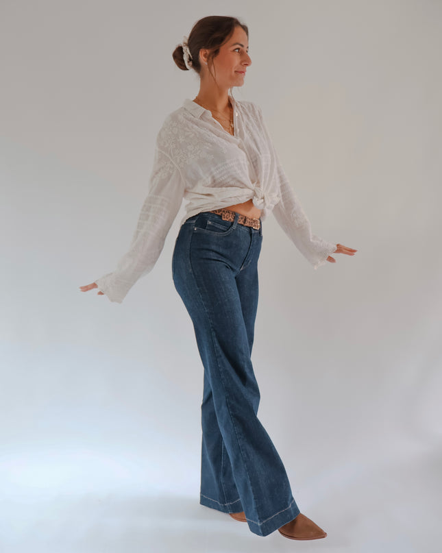 Mac Wide Leg Dream Hose authentisch