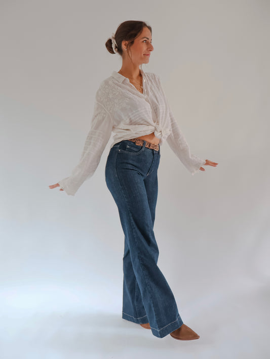 Mac Wide Leg Dream Hose authentisch