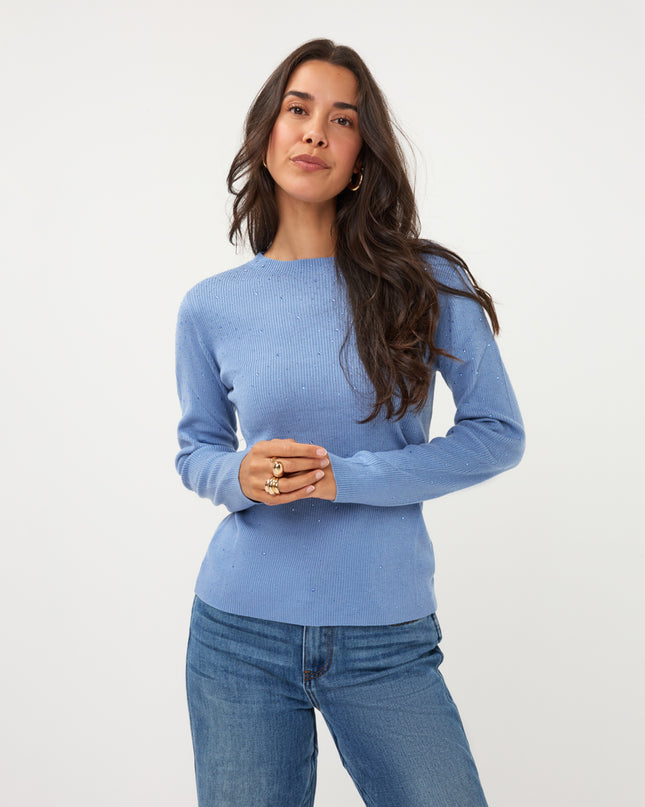 Esqualo Sparkle Shirt Sky Blue